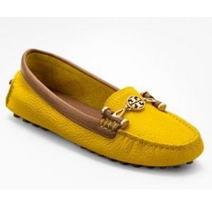 Tory burch loafers size 9 has been worn before.